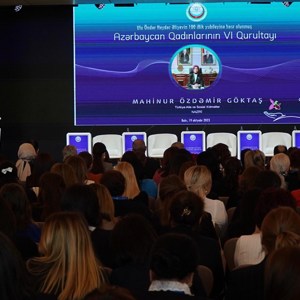 Bakanımız Mahinur Özdemir Göktaş, Azerbaycan Kadınları 6. Kongresi'ne Katıldı - fotoğraf 3