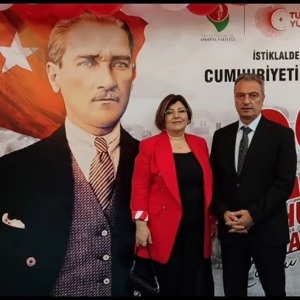 Cumhuriyetimizin 100.Yılı resepsiyonuna katıldık. - fotoğraf 2