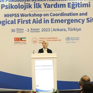 Bakanımız Mahinur Özdemir Göktaş Afetlerde ve Acil Durumlarda Psikolojik İlk Yardım Eğitimi Programı’na Katıldı - fotoğraf 3