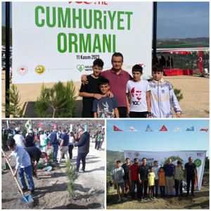Anamur Orman İşletme Müdürlüğü tarafından düzenlenen 100.Yıl Orman koşusuna katılarak dereceye giren personelimizi tebrik ediyoruz.🏆#GeleceğeNefesCumhuriyeteNefes #Cumhuriyetimiz100Yaşında  - fotoğraf 1