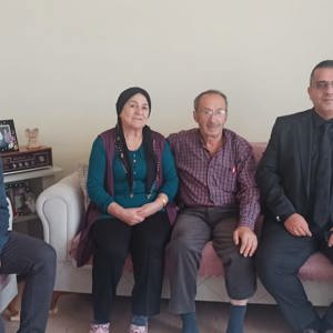 Kıbrıs gazilerimiz Seydahmet CİĞER, Hasan ERKAN ve Mehmet TURAN'ı ziyaret. - fotoğraf 2