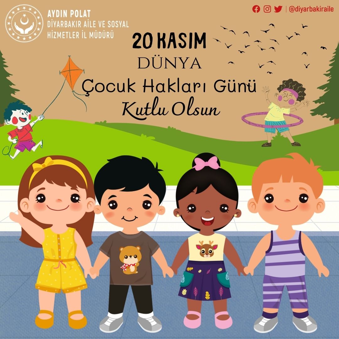 İl Müdürümüz Sn. Aydın POLAT'ın Dünya Çocuk Hakları Günü Mesajı