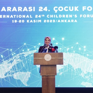 Bakanımız Mahinur Özdemir Göktaş, "Uluslararası 24. Çocuk Forumu"nun Kapanışına Katıldı - fotoğraf 1