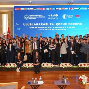 Bakanlığımız ile UNICEF'in iş birliğinde düzenlenen Uluslararası 24. Çocuk Forumu - fotoğraf 1