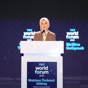 Aile ve Sosyal Hizmetler Bakanımız Göktaş TRT World Forum 2023'te Konuştu - fotoğraf 1