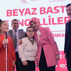 Minister of Family and Social Services Göktaş Participated in the "White Cane Week of Persons with Visual Impairments" Program - fotoğraf 1