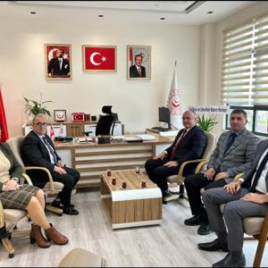 Çanakkale PTT Başmüdürü Alpaslan Ergün GÜR, İl Müdürümüz Şuayip ÜNER’i makamında ziyaret etti. - fotoğraf 2