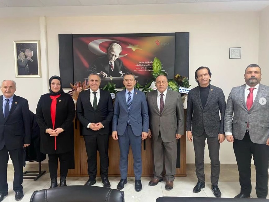 MHP AMASYA İL BAŞKANI  VE YÖNETİM KURULUNUN MÜDÜRLÜĞÜMÜZÜ ZİYARETİ