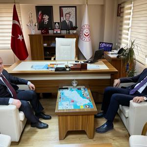 Vali Yardımcımız Adem YILMAZ, İl Müdürümüz Naci YILMAZ'ı ziyaret etti. - fotoğraf 1