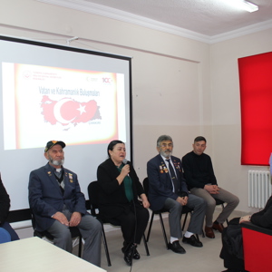 VATAN VE KAHRAMANLIK BULUŞMALARI SELAHATTİN İNAL GÜZEL SANATLAR LİSESİ ÖĞRENCİLERİ İLE GERÇEKLEŞTİRİLDİ - fotoğraf 17