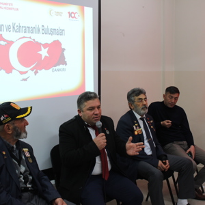 VATAN VE KAHRAMANLIK BULUŞMALARI SELAHATTİN İNAL GÜZEL SANATLAR LİSESİ ÖĞRENCİLERİ İLE GERÇEKLEŞTİRİLDİ - fotoğraf 9