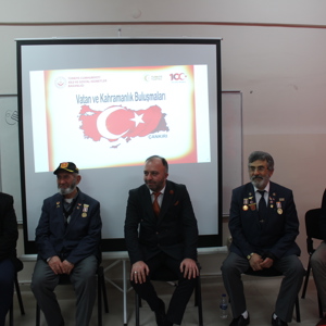 VATAN VE KAHRAMANLIK BULUŞMALARI SELAHATTİN İNAL GÜZEL SANATLAR LİSESİ ÖĞRENCİLERİ İLE GERÇEKLEŞTİRİLDİ - fotoğraf 7