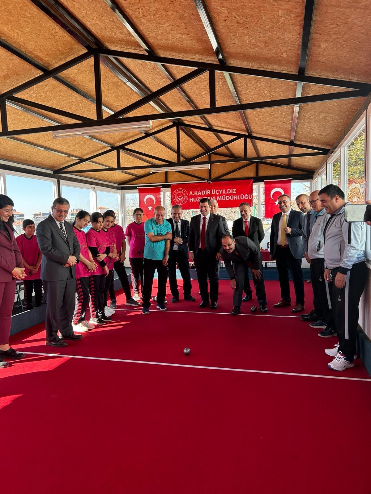 Ortaköy Kaymakamlığı, İl Müdürlüğümüz ve İl Milli Eğitim Müdürlüğü iş birliğiyle Bocce dostluk müsabakası düzenlendi.