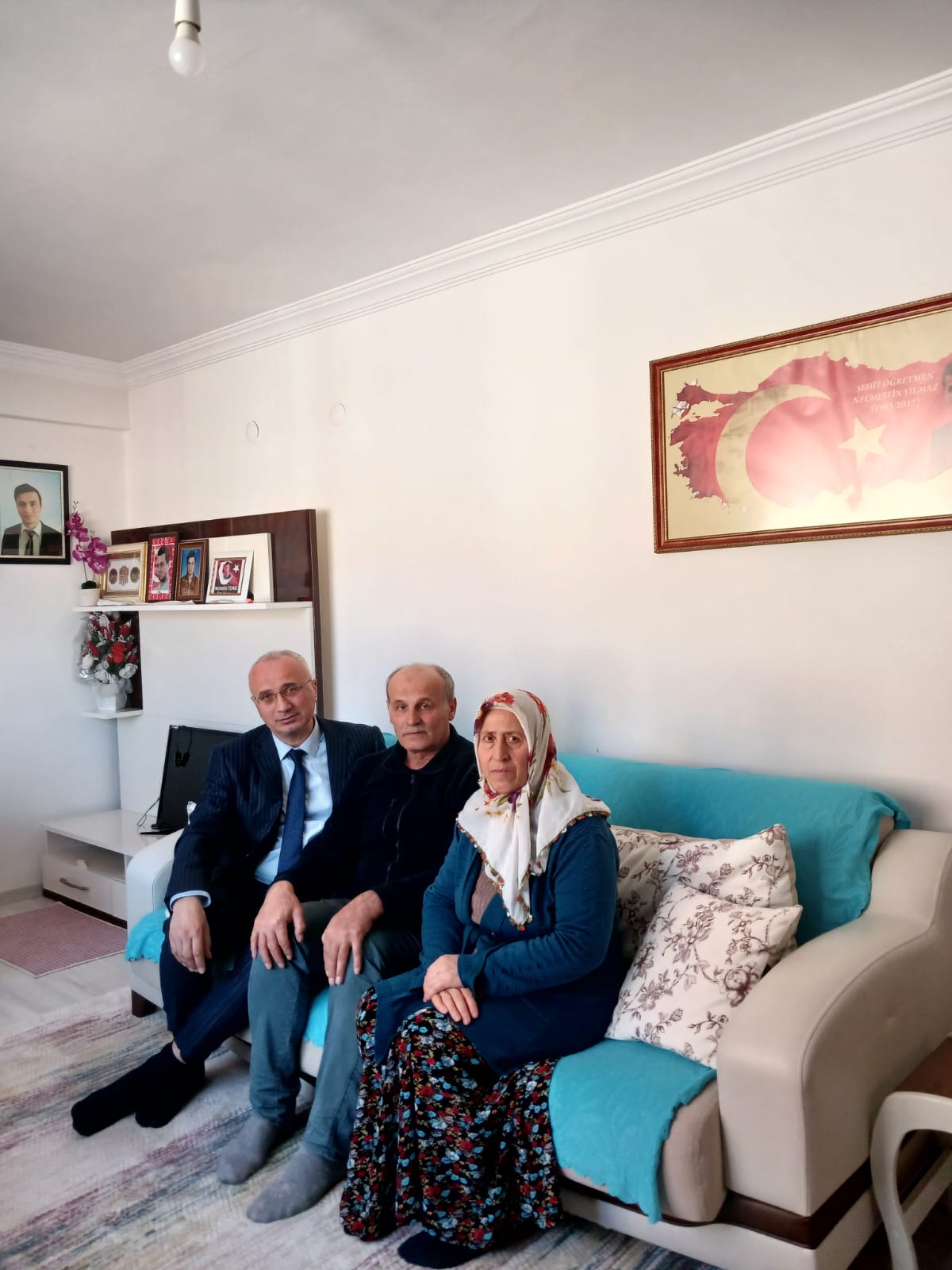 Şehit Öğretmenimiz NECMETTİN YILMAZ’ın Ailesine Ziyaret