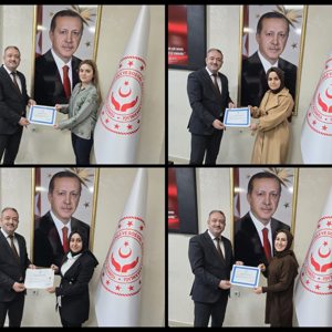 "Valimiz Ekrem Canalp’in  takdirleriyle,  Başarı ve Teşekkür Belgesi" - fotoğraf 2