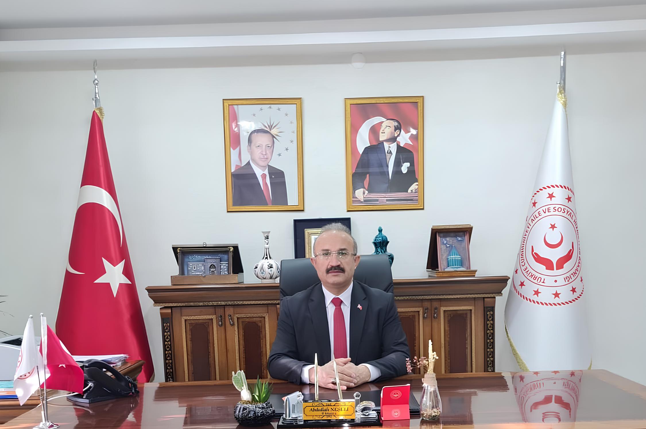 İl Müdürümüz Abdullah NEŞELİ'nin Dünya Sosyal Hizmet Günü Kutlama Mesajı