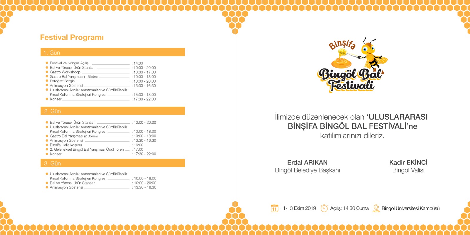 BİNŞİFA BAL FESTİVALİ