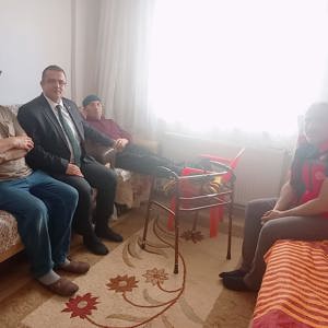 Kore gazimiz Kahraman Ağa AYTEKİN'i evinde ziyaret ettik. - fotoğraf 2