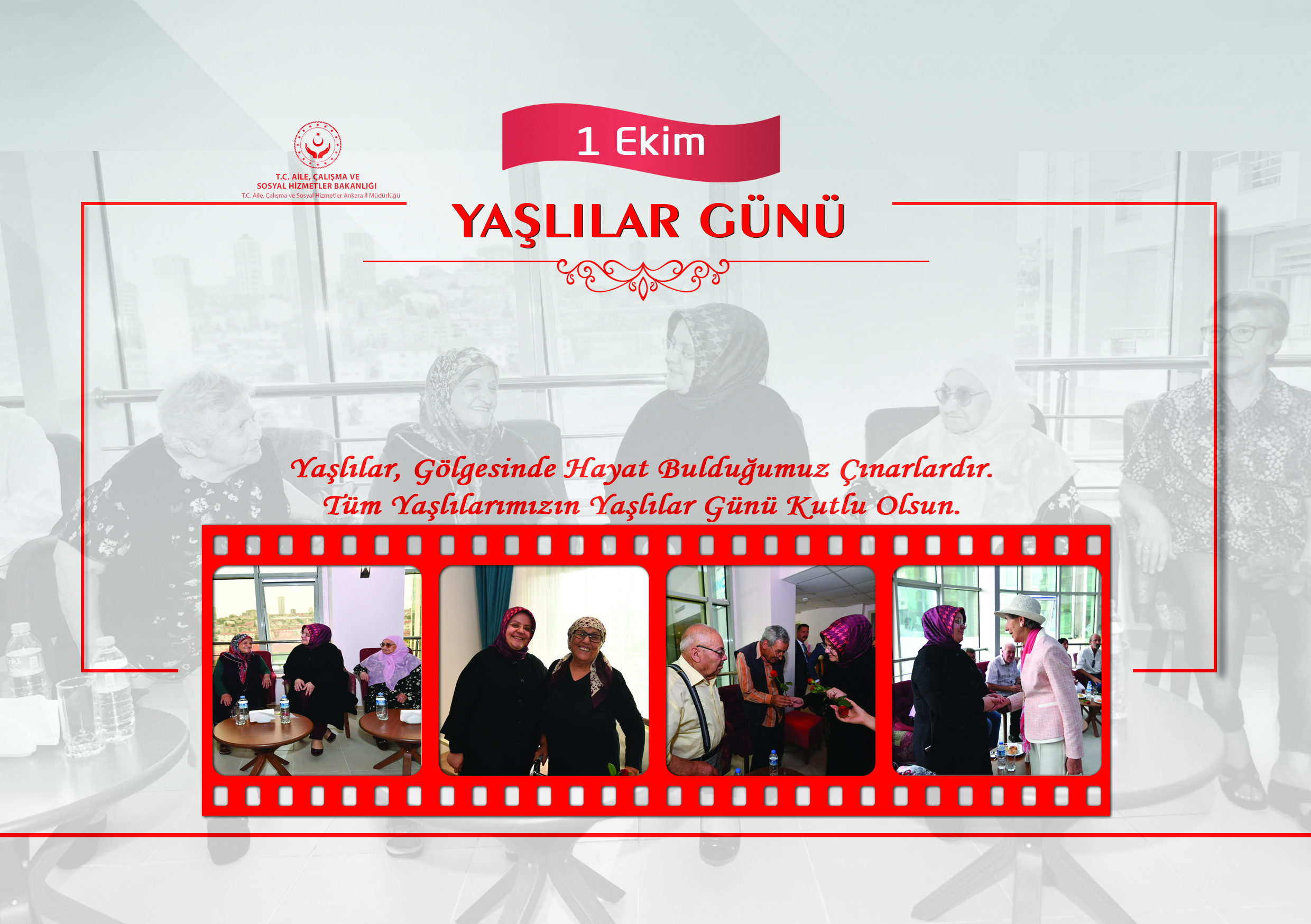 İl Müdürümüz Sayın Ferhat Odabaşı’nın “1 Ekim Dünya Yaşlılar Günü” Mesajı