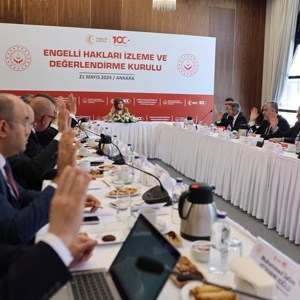 Minister of Family and Social Services Göktaş attended the Monitoring and Evaluation Board Meeting on the Rights of Persons with Disabilities - fotoğraf 2