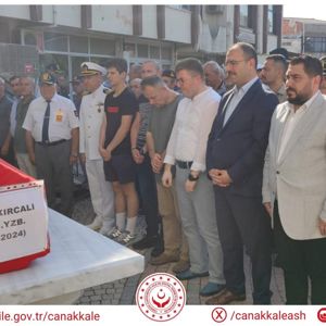 Kıbrıs Gazimiz Hasan KIRCALI Dualarla Ebediyete Uğurlandı. - fotoğraf 1