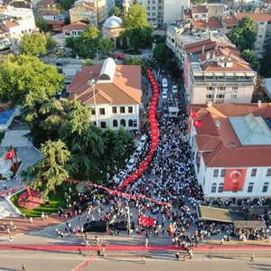 15 Temmuz Demokrasi ve Milli Birlik Yürüyüşü Coşkuyla Gerçekleştirildi - fotoğraf 7