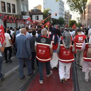 15 Temmuz Demokrasi ve Milli Birlik Yürüyüşü Coşkuyla Gerçekleştirildi - fotoğraf 4