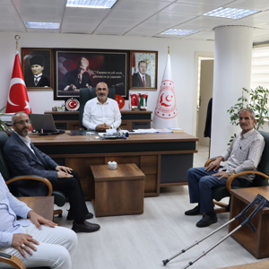 Bingöl Kent Konseyi Başkanı Orhan AÇIKBAŞ ve yönetim kurulu ziyaret il Müdürümüz Abdulbari AKSOY’ u makamında ziyaret etti. - fotoğraf 2