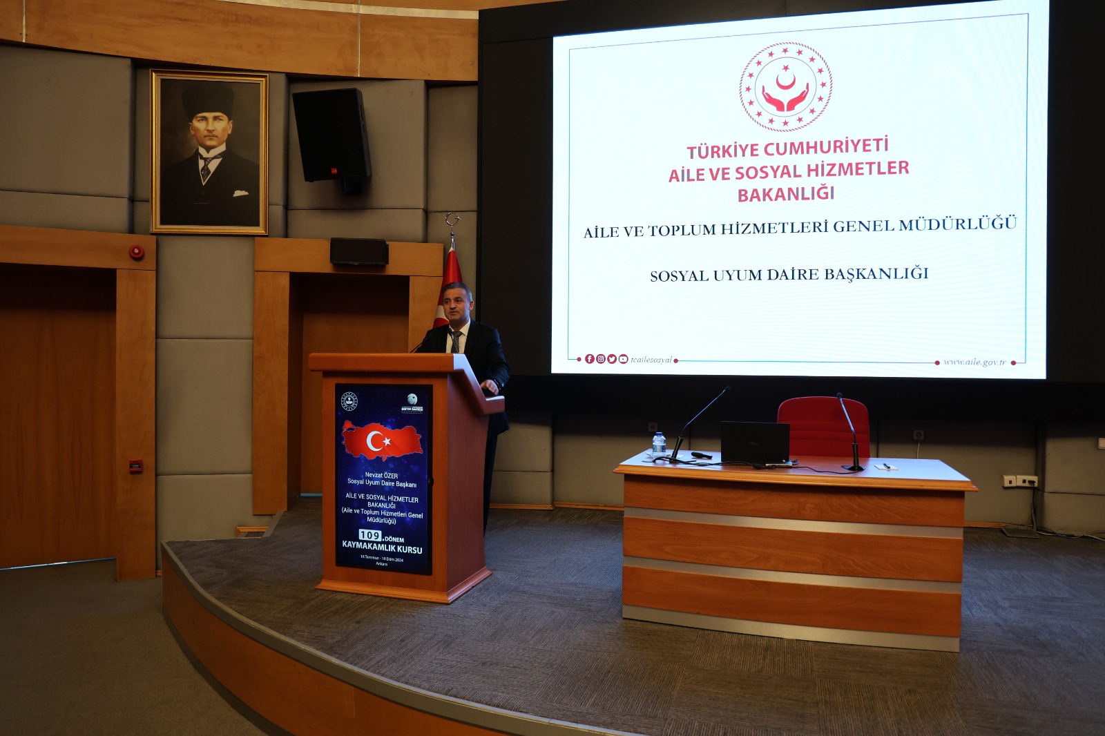 Sosyal İçerme Eğitim Programı Kapsamında 109. Dönem Kaymakam Adaylarına Yönelik Eğitim Verilmiştir