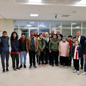 Özel Gereksinimli Bireylerimizle, Şehit ve Gazilerimizin Çocuklarıyla Şehrimizin Futbol Takımı Sivasspor'a Destek Olduk - fotoğraf 1