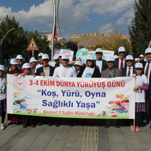 3-4 Ekim Dünya Yürüyüş Günü Bayburt'ta Çeşitli Etkinliklerle Düzenlendi - fotoğraf 1