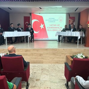 Kahraman Gazilerimiz Öğrencilere Fedakârlık ve Kahramanlık Hikâyelerini Aktardılar - fotoğraf 1