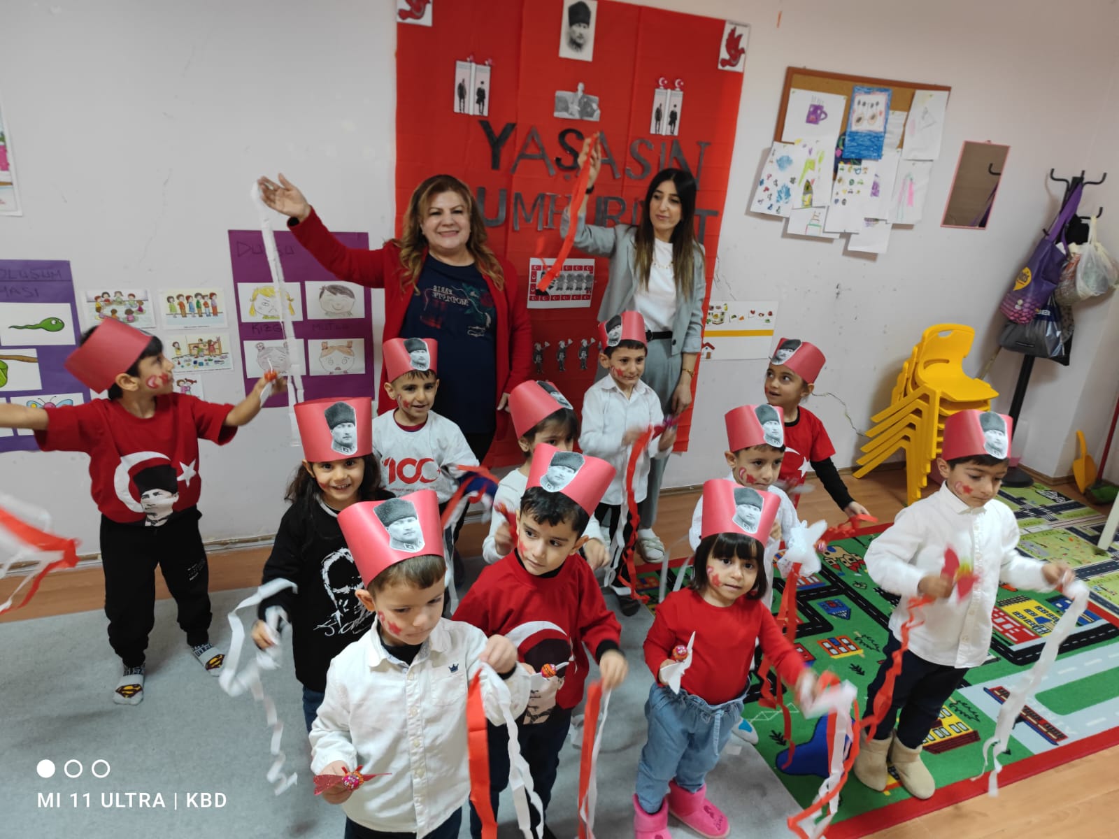 19 Mayıs Çok Amaçlı Toplum Merkezi’nde okul öncesi eğitimi alan çocuklarımız 29 Ekim Cumhuriyet Bayramı’nı coşku ile kutladı.