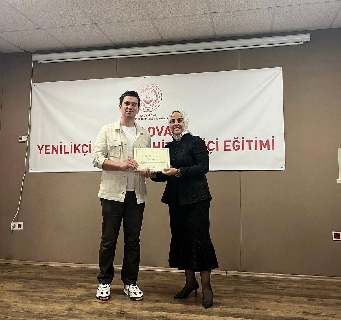 Yenilikci Mahalli Hizmet Ici Egitim Programi'ni tamamladik