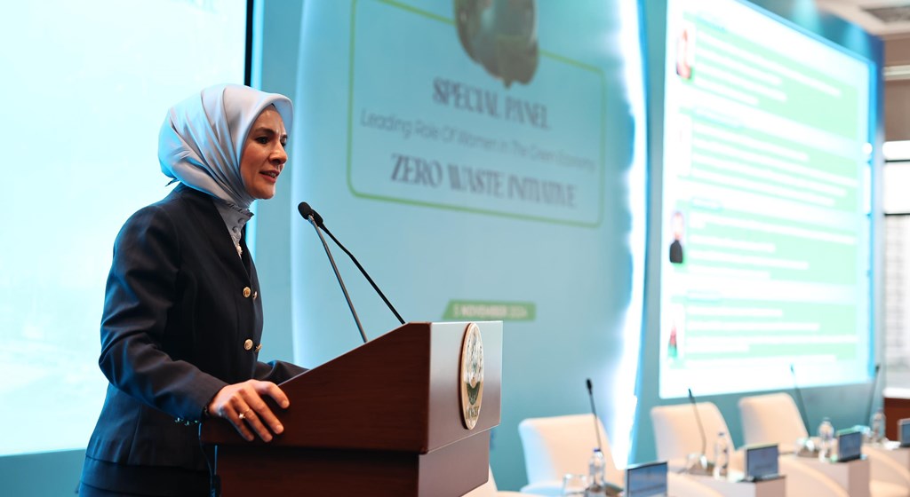 Aile ve Sosyal Hizmetler Bakanımız Göktaş, "Yeşil Ekonomide Kadınların Öncü Rolü: Sıfır Atık Girişimi" panelinde konuştu