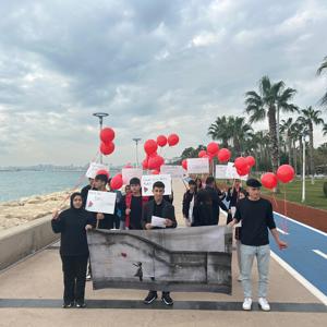 Devlet himayesindeki çocuklar, Filistinli akranları için balon uçurdu - fotoğraf 2