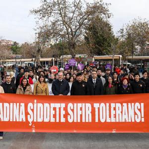 25 Kasım Kadına Yönelik Şiddete Karşı Uluslararası Mücadele Günü Farkındalık Yürüyüşü - fotoğraf 1