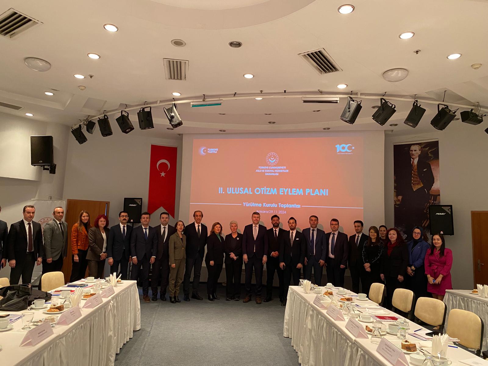 Otizm Spektrum Bozukluğu Olan Bireylere Yönelik  II. Ulusal Eylem Planı’nın 1. Yürütme Kurulu Toplantısı 75. Yıl Huzurevi’nde gerçekleştirilmiştir