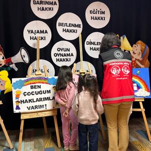 Çocuklarımız ile birlikte "20 Kasım Dünya Çocuk Hakları Günü" kapsamında etkinlikler gerçekleştirildi. - fotoğraf 8