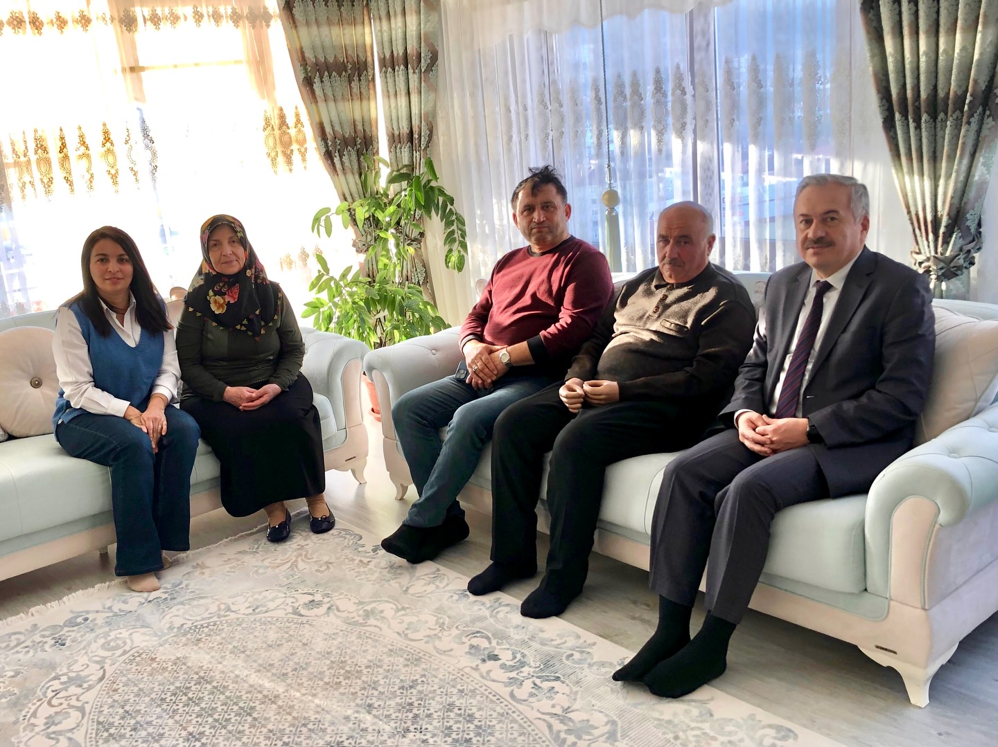 Gazimiz Şerafettin Kızılkaya ve Eşinin Umre Dönüşü Sebebiyle Aile Ziyareti Gerçekleştirildi