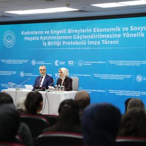 Kadın ve engellilerin sosyal hayata katılımlarının güçlendirilmesine yönelik iş birliği protokolü imzalandı - fotoğraf 4