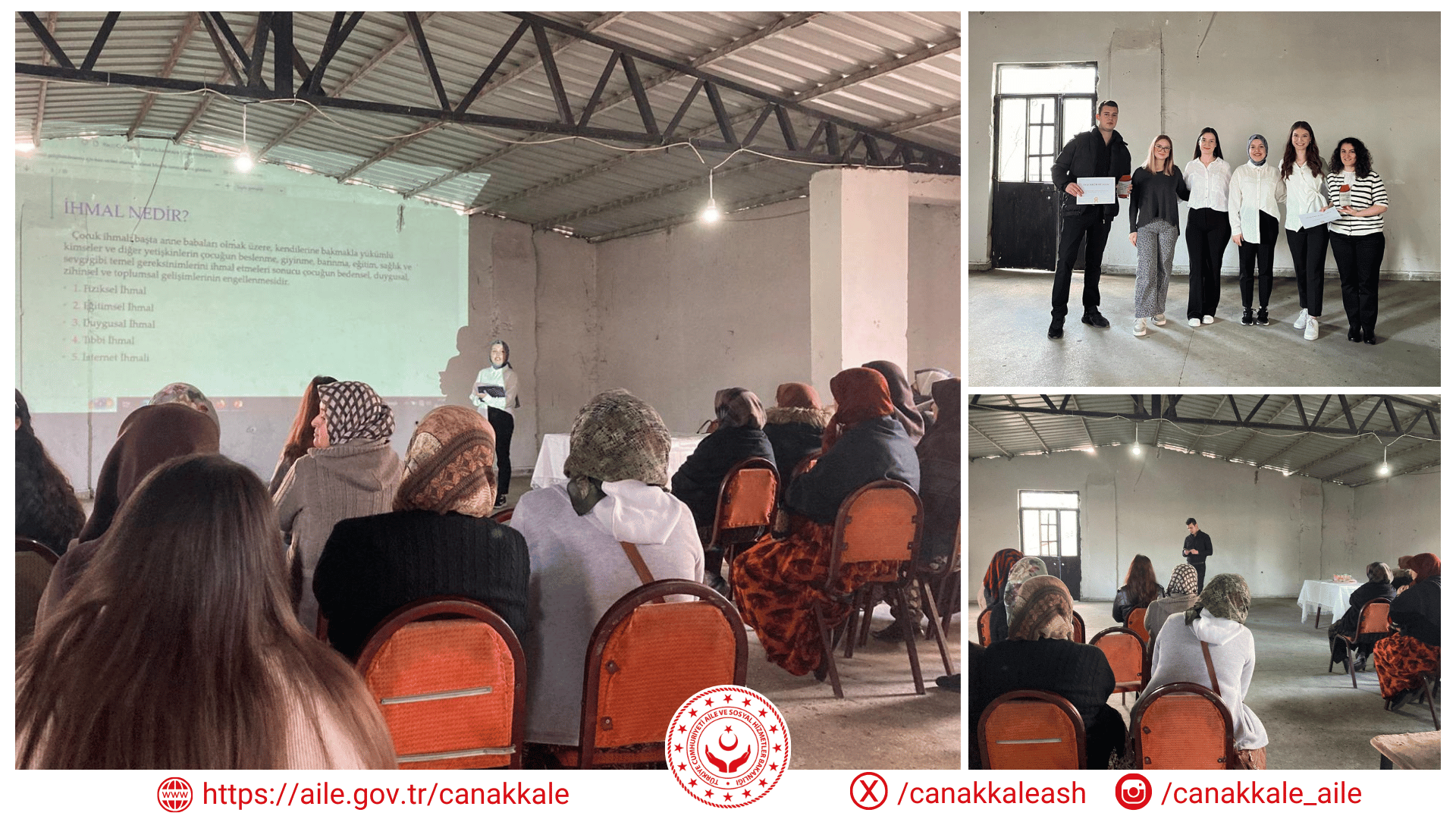 Bayramiç Evciler Köyü Sakinlerine Yönelik Seminer Düzenlendi