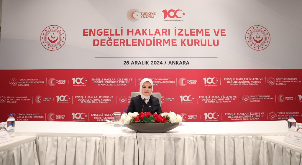 Aile ve Sosyal Hizmetler Bakanımız Göktaş, Engelli Hakları İzleme ve Değerlendirme Kurulu Toplantısı'na Başkanlık Etti