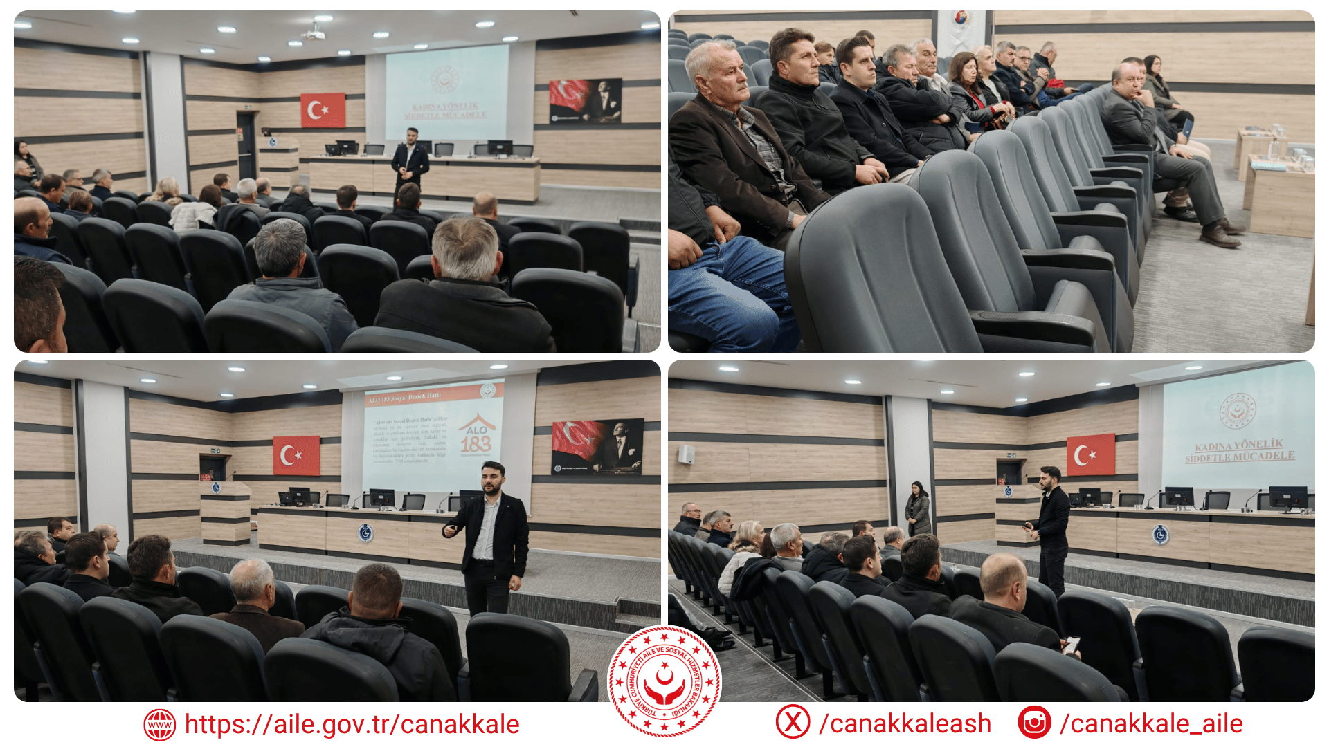 Biga İlçemizde Mahalle Ve Köy Muhtarlarına Eğitim Verildi