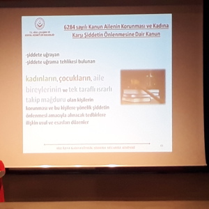 Kadına Yönelik Şiddetle Mücadele Semineri Veridi - fotoğraf 1