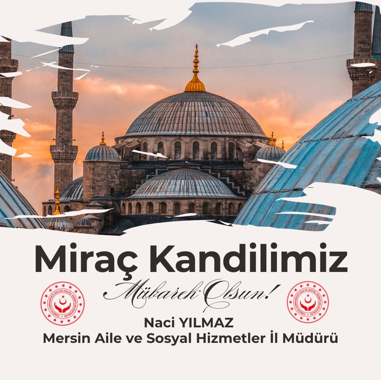 Peygamberimiz Hz. Muhammed'in (SAV) Miraç’a çıktığı bu faziletli gecenin tüm insanlığa sağlık, huzur ve barış getirmesini dileriz.   Miraç Kandilimiz mübarek olsun.  #HayırlıKandiller 