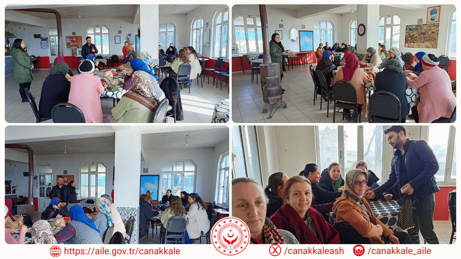 Biga Kalafat Köyü’nde Kadına Yönelik Şiddetle Mücadele Farkındalık Eğitimi