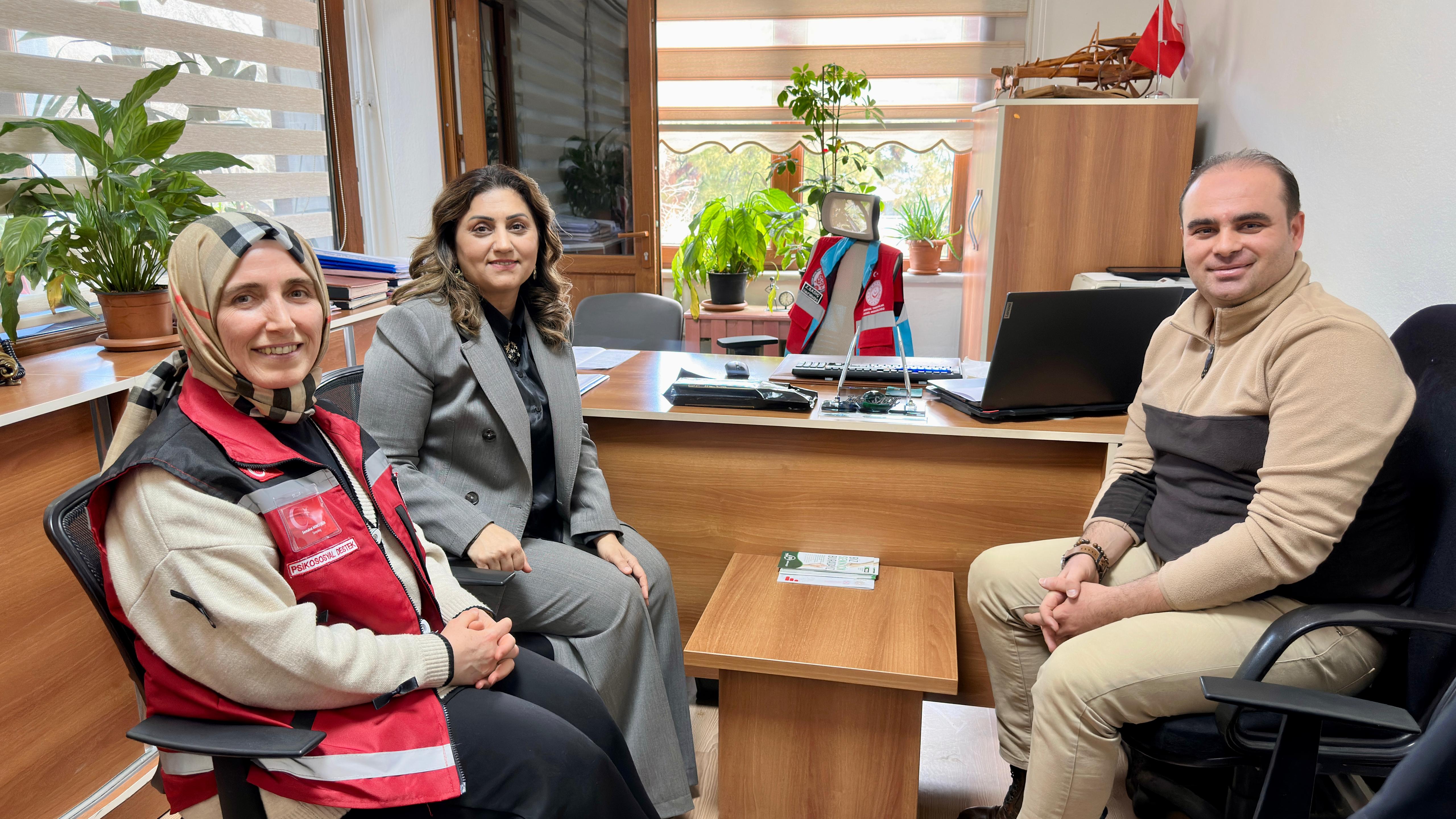 İvrindi Sosyal Yardımlaşma ve Dayanışma Müdürü Sayın Zafer SADIÇ’a Ziyaret