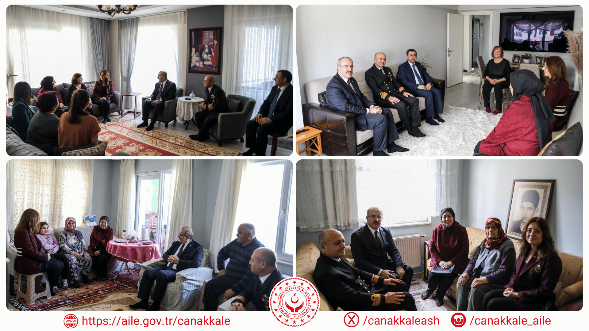 Valimiz Sayın Doç. Dr. Ömer TORAMAN ve Eşi Hanımefendi Neşe TORAMAN Şehit Ailelerimizi Ziyaret Etti