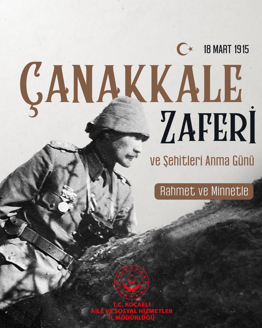 18 MART ŞEHİTLERİ ANMA GÜNÜ VE ÇANAKKALE ZAFERİ MESAJI